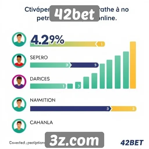 Estatísticas sobre usuários ativos no 42bet